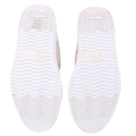 Kizik Prague Slip-On Sneakers Beige Speckled Terrazzo W 8 NWOB - Picture 8 of 12